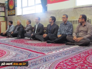 برگزاری مراسم رحلت جانگداز حضرت رسول اکرم (ص) و امام حسن مجتبی (ع) و شهادت امام رضا (ع ) در دانشکده فنی و حرفه ای شماره2ساری 2