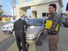 شعارنویسی اتومبیل به مناسبت محرم 3