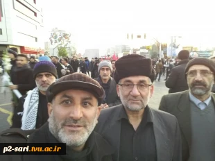 حضور کارکنان آموزشکده فنی و حرفه‌ای شماره 2 ساری در مراسم تشییع و بدرقه شهید سپهبد حاج قاسم سلیمانی و یارانش 10